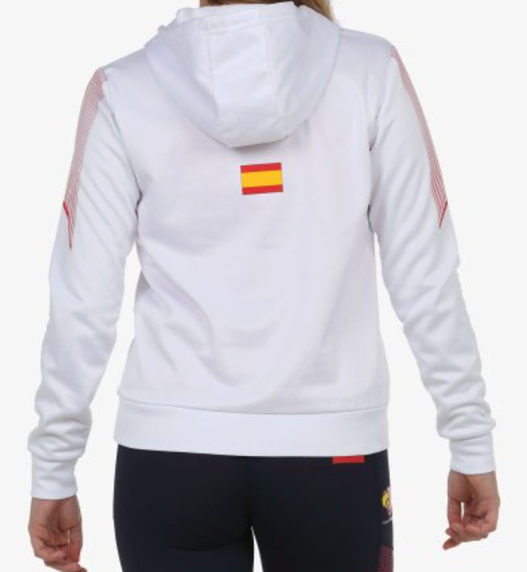 Sudadera Bullpadel Evoca Blanco