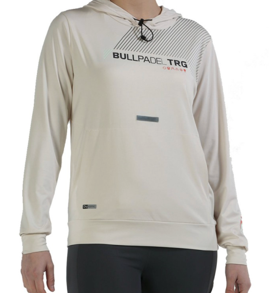 Sudadera Bullpadel Tonal Marfil