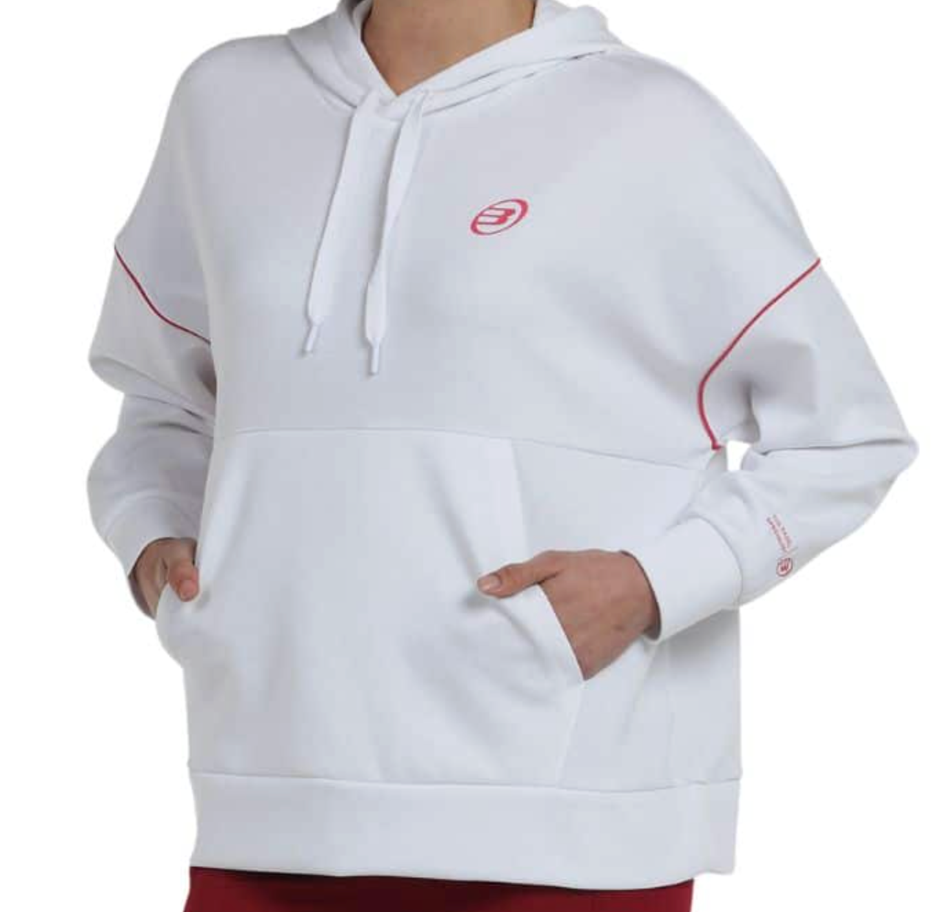 Sudadera Bullpadel Eluis Blanco