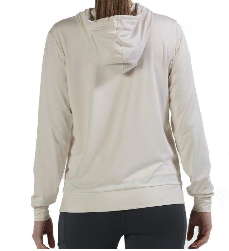 Sudadera Bullpadel Tonal Marfil