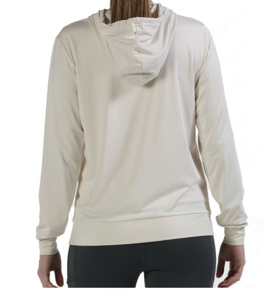 Sudadera Bullpadel Tonal Marfil