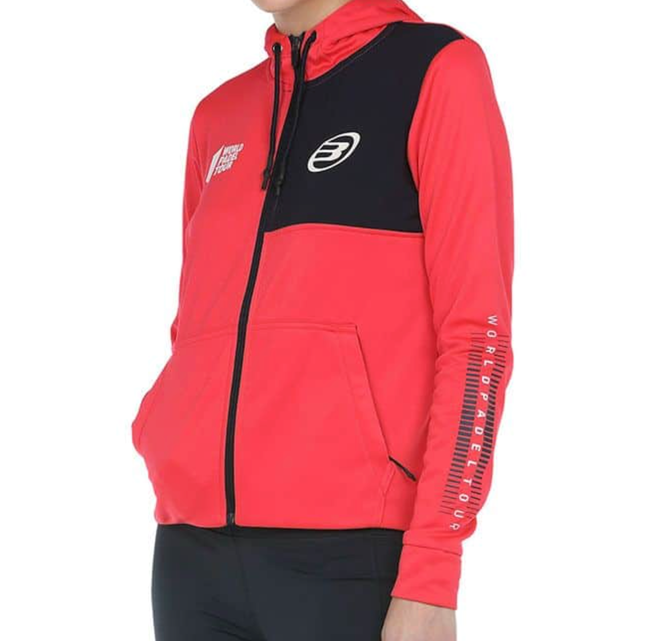 Sudadera Bullpadel rodigal Carmesí Flúor Mujer