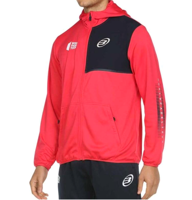 Sudadera Bullpadel Rodicol WPT 2022 Carmesí Flúor