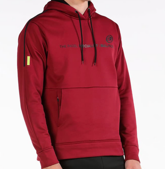 Sudadera Bullpadel Lipis Vino Burdeos