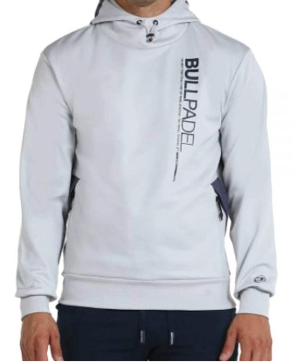 Sudadera Bullpadel Nocir Gris Claro