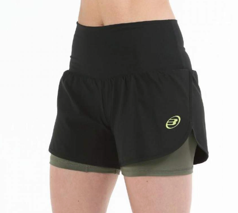 Pantalon corto Jonio Negro Mujer