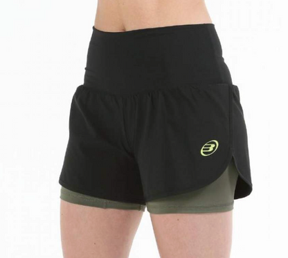 Pantalon corto Jonio Negro Mujer