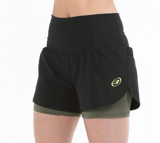 Pantalon corto Jonio Negro Mujer