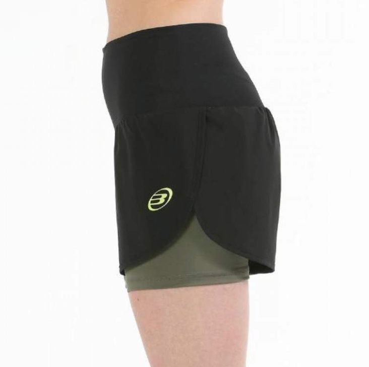 Pantalon corto Jonio Negro Mujer