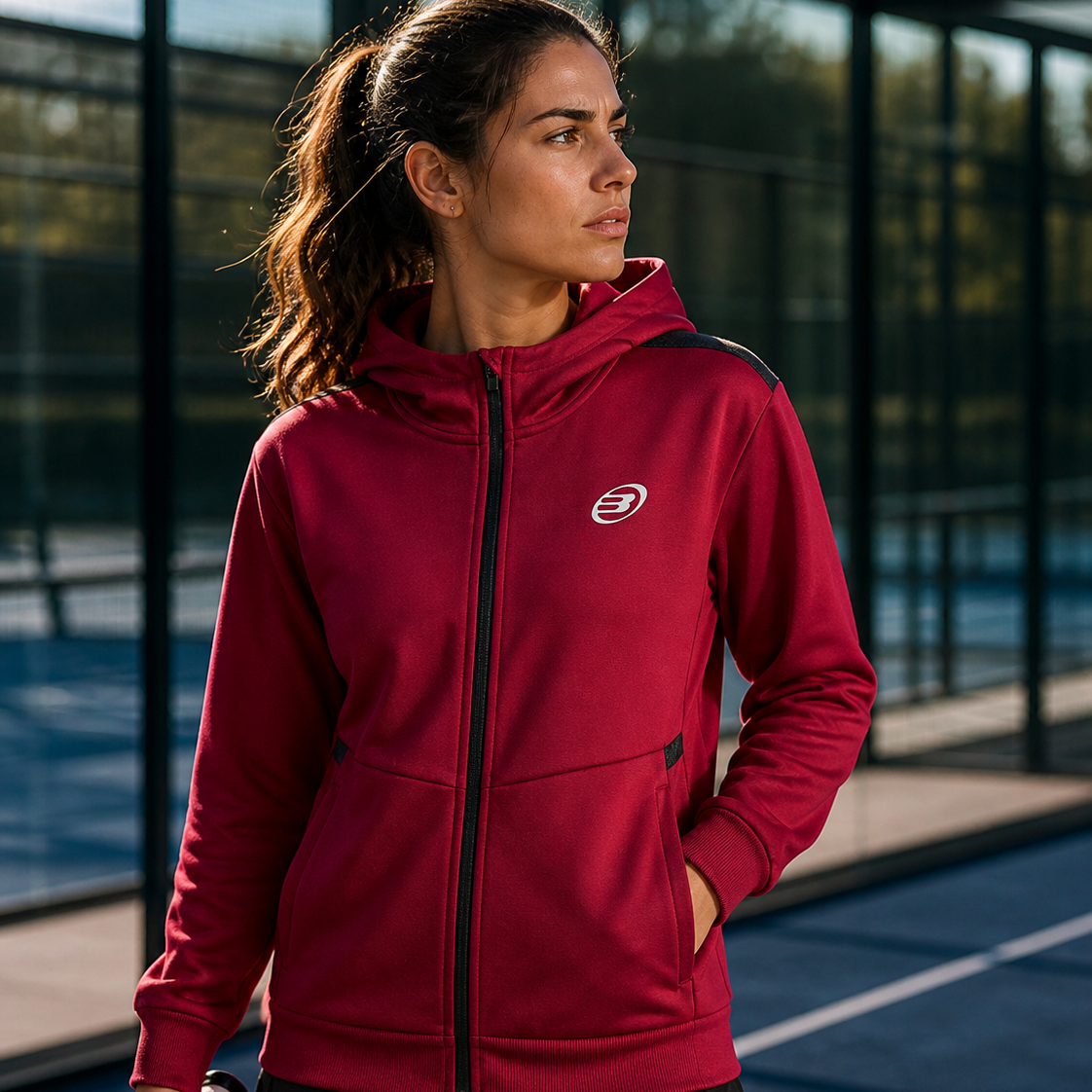 Chaqueta Bullpadel Gemma Triay Yesca 24V Cereza