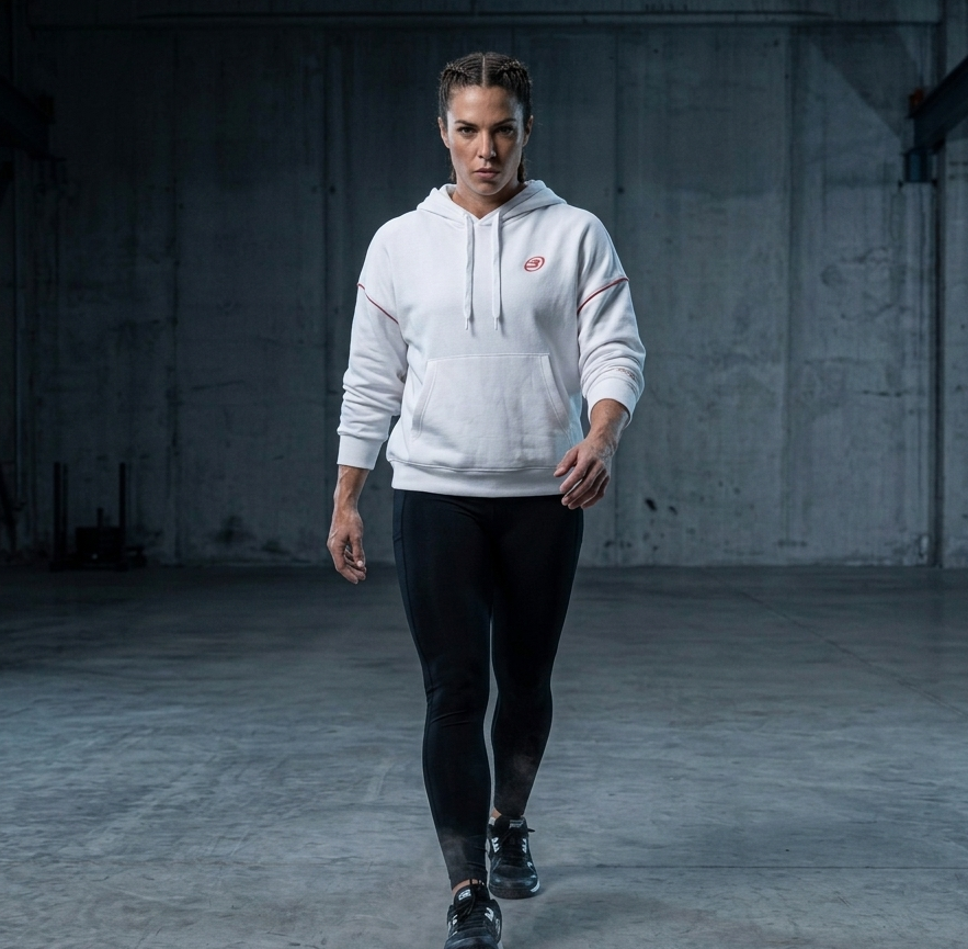 Sudadera Bullpadel Eluis Blanco