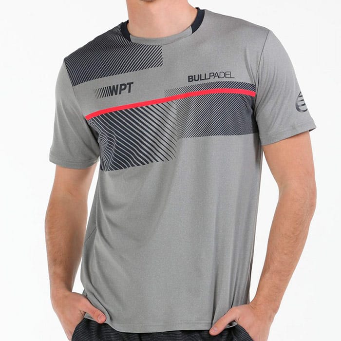 Camiseta Bullpadel Redullu Gris Medio Vigoré WPT