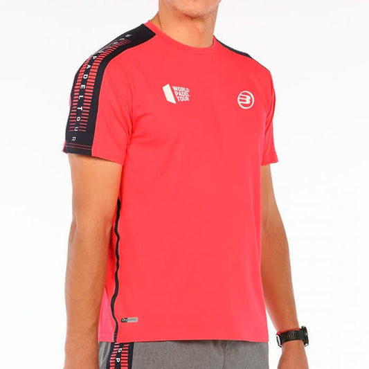 Camiseta Bullpadel Robine Carmesí Flúor WPT