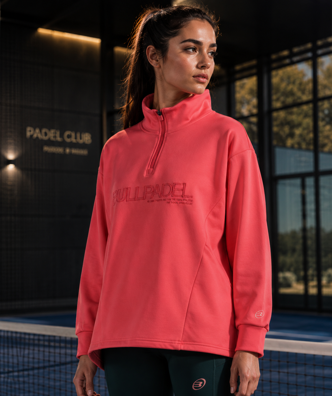 Sudadera Bullpadel Inane Coral
